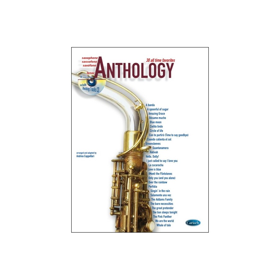 9788850714384CARML2861 Anthology Tenor Saxophone Vol. 1