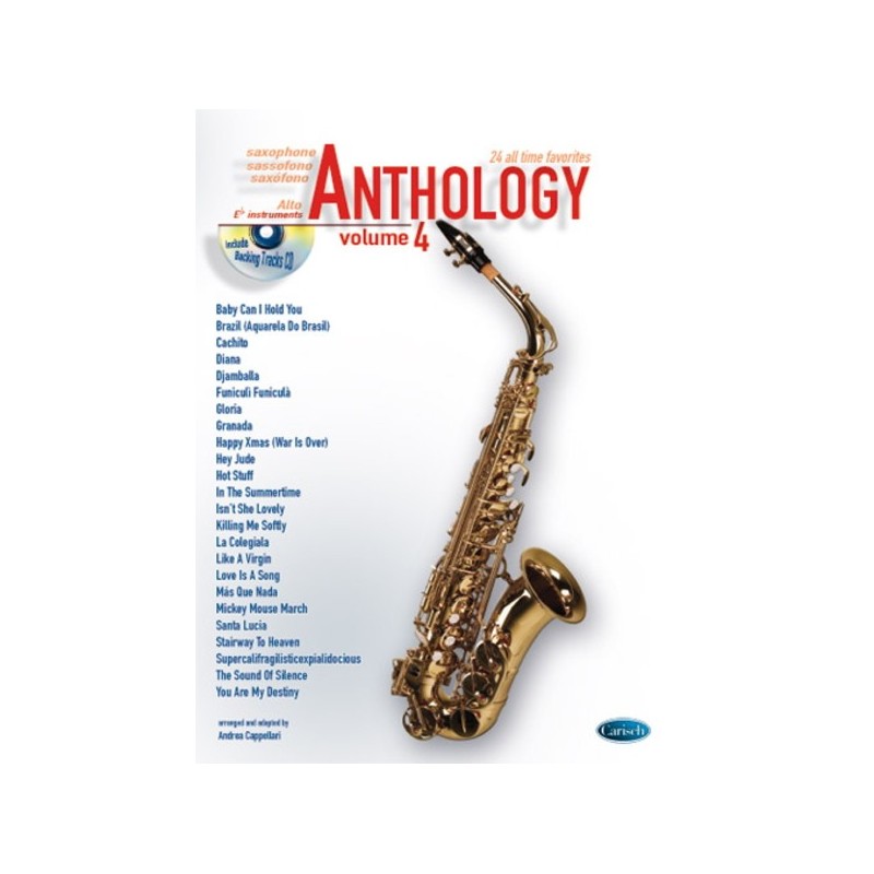 9788850717170CARML3080 Anthology Alto Saxophone Vol. 4