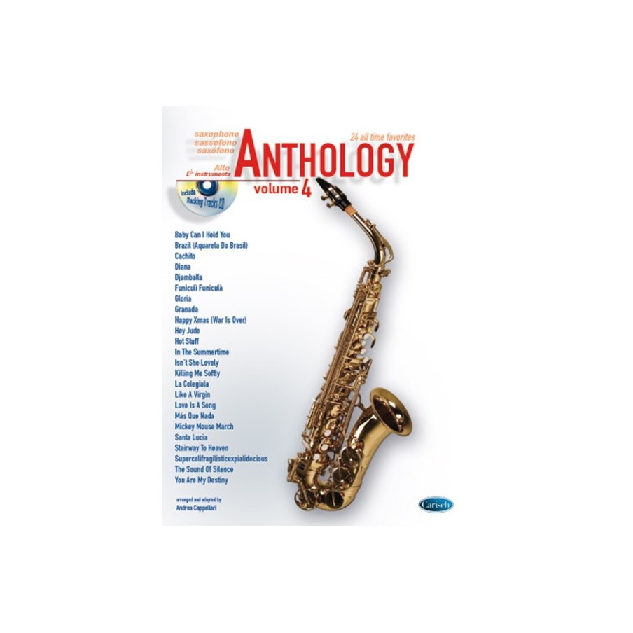 9788850717170CARML3080 Anthology Alto Saxophone Vol. 4