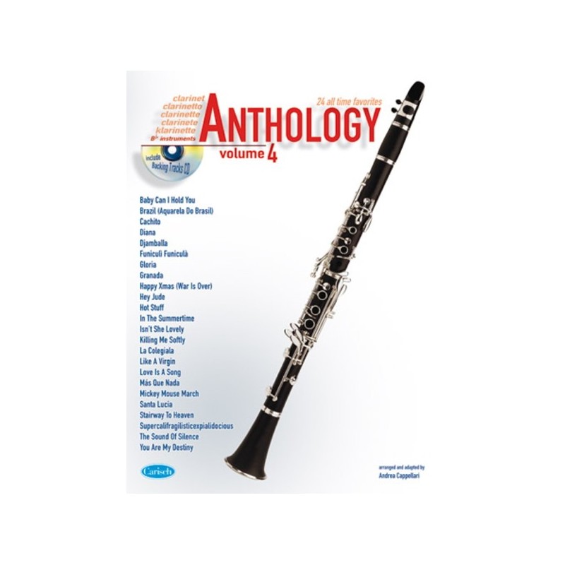 9788850717200CARML3083 Anthology Clarinet Vol. 4