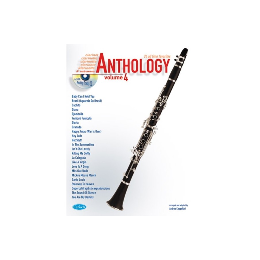 9788850717200CARML3083 Anthology Clarinet Vol. 4