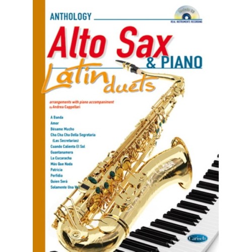 9788850720361CARML3330 Anthology Latin Duets (Alto Saxophone & Piano)