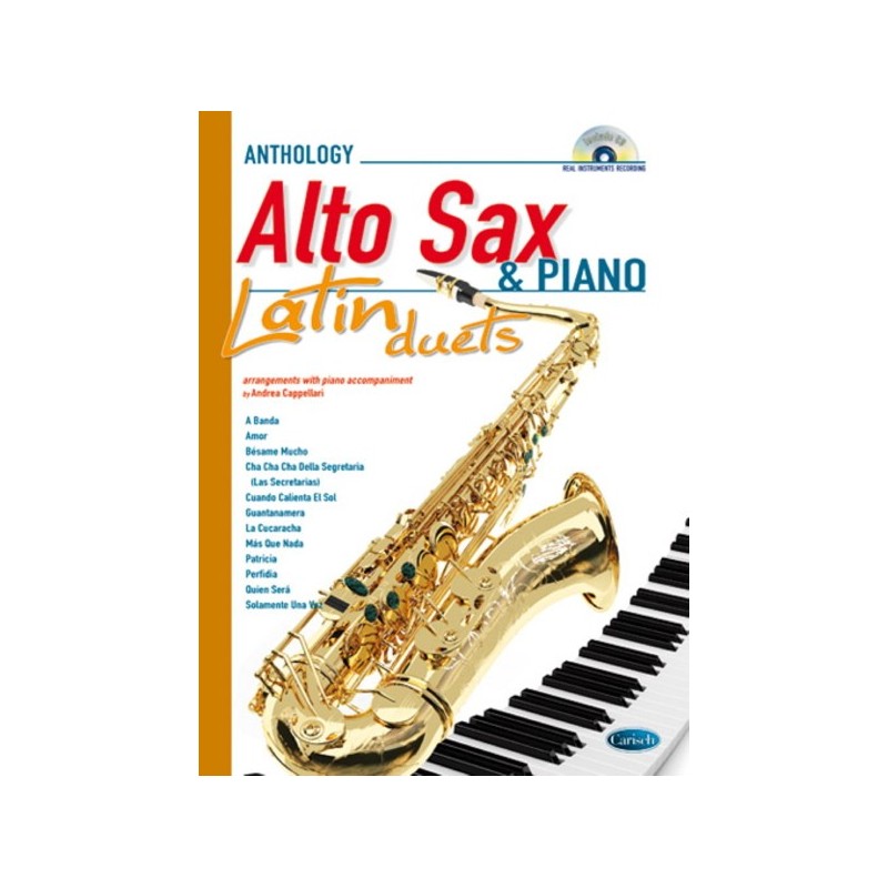 9788850720361CARML3330 Anthology Latin Duets (Alto Saxophone & Piano)