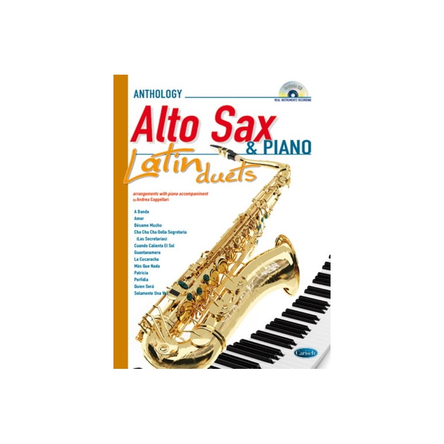 9788850720361CARML3330 Anthology Latin Duets (Alto Saxophone & Piano)