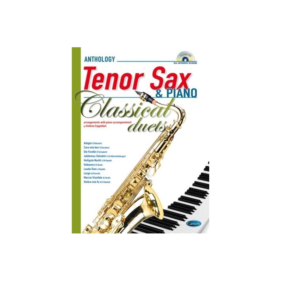 9788850727308CARML3626 Classical Duets - Tenor Saxophone/Piano