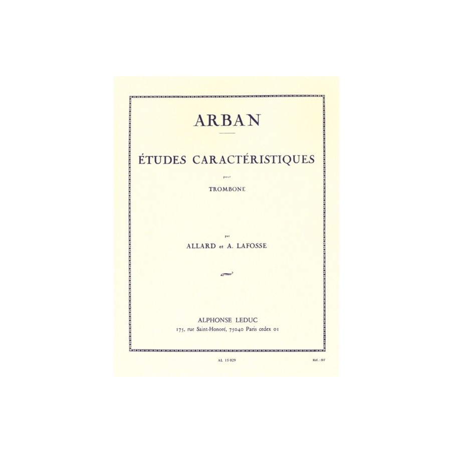 9790046150296AL15029 Études caractéristiques