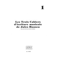 9790046196850AL19685 Jules Hansen: Ecriture musicale Vol.1