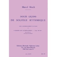 9790046218743AL21874 12 Lecons de Solfege Rythmique Vol B 7 Cles Mel