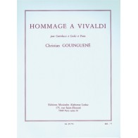 9790046257735AL25773 Hommage A Vivaldi - pour Contrebasse et Piano