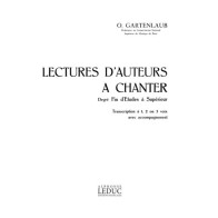9790035165324ALHA009454 Lectures D'Auteurs A Chanter