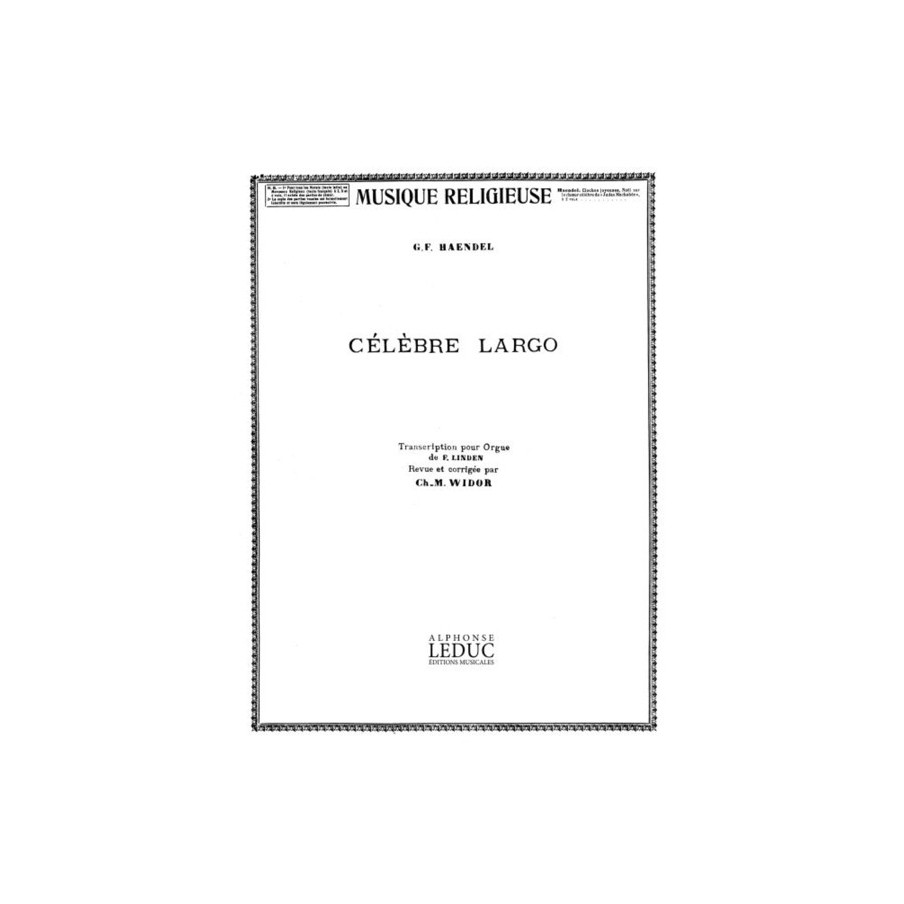 9790570693313ALHA09020 Celebre Largo