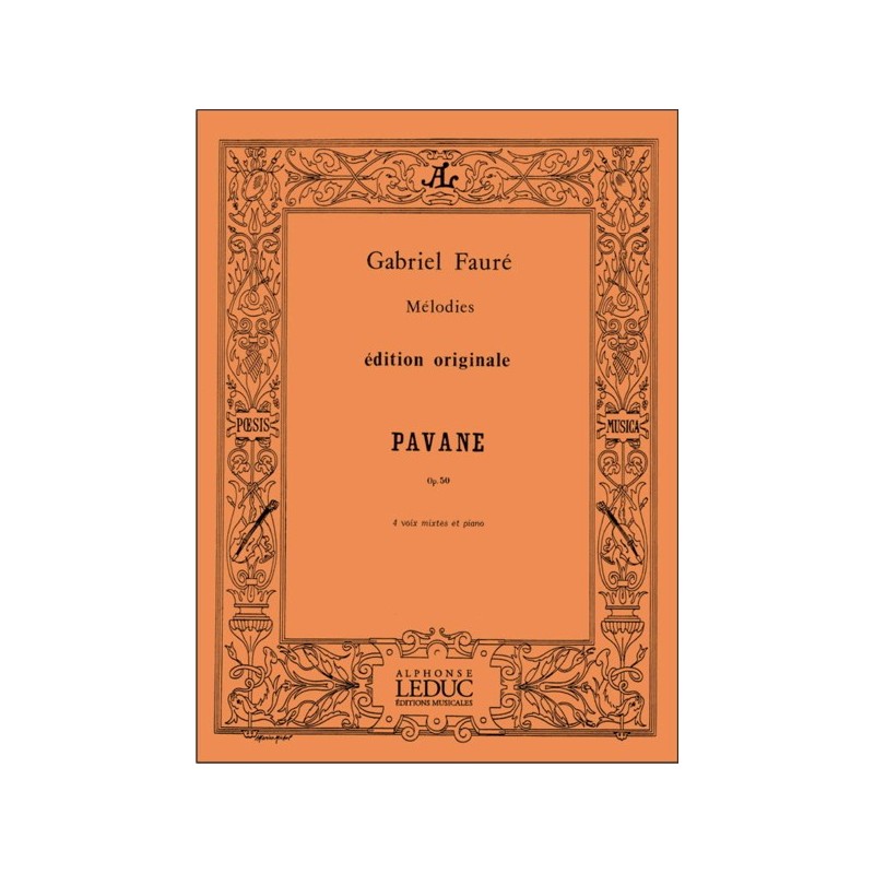 9790230791397ALHA09139 Pavane Op. 50 pour 4 voix mixtes et piano