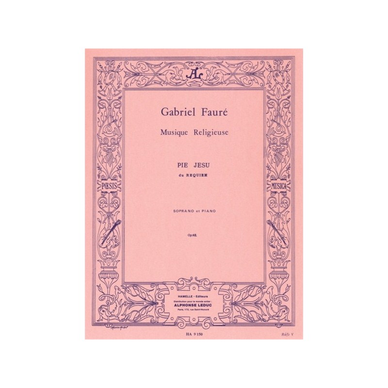 9790230791502ALHA09150 Pie Jesu Du Requiem
