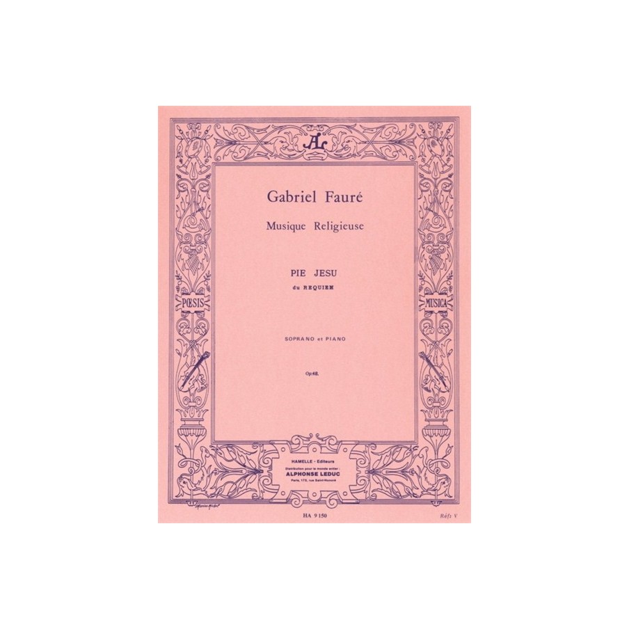 9790230791502ALHA09150 Pie Jesu Du Requiem