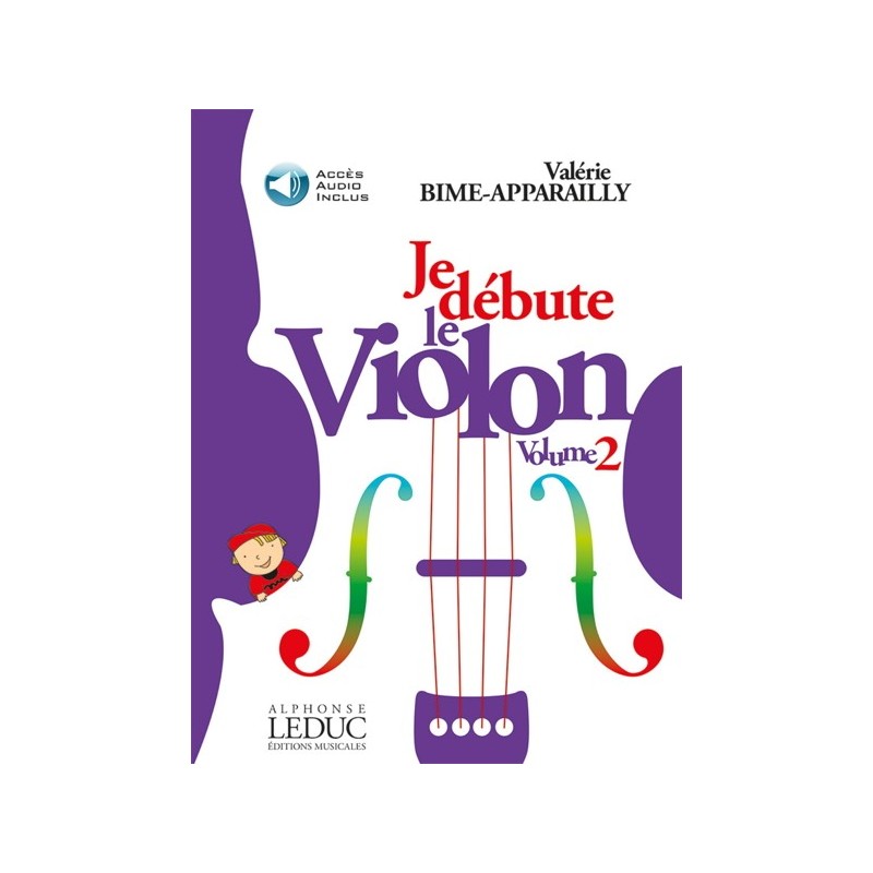 9790230797566ALHA09756 Je Débute le Violon - vol. 2