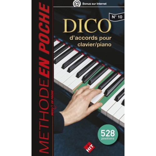 3554270218100HITMPOCH10 Music en Poche Dictionnaire d'accords pour clavier