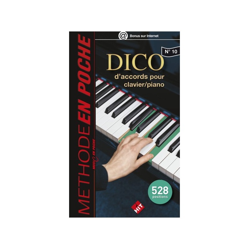 3554270218100HITMPOCH10 Music en Poche Dictionnaire d'accords pour clavier