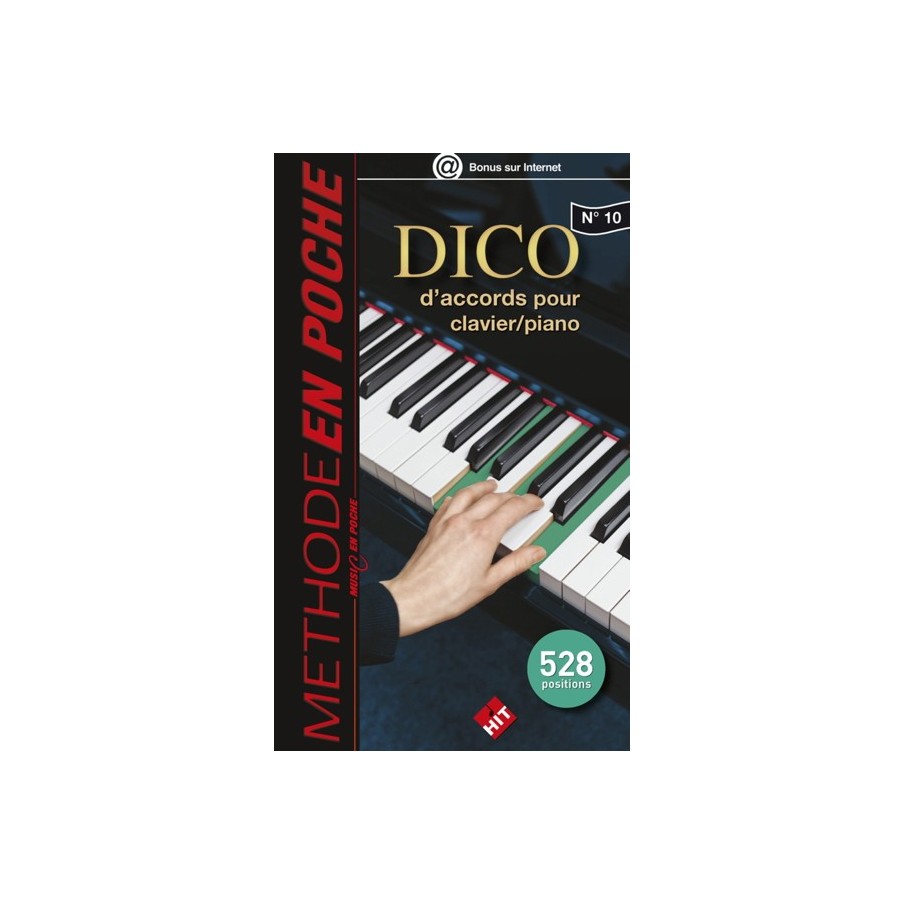 3554270218100HITMPOCH10 Music en Poche Dictionnaire d'accords pour clavier