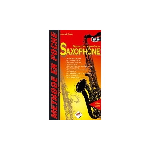3554270218490HITMPOCH49 Méthode en Poche le Saxophone