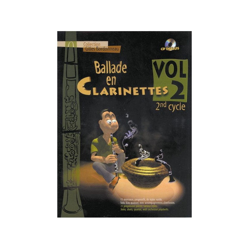 3554270185044HITPCBCO4 Ballade en Clarinettes Cycle 2, Vol. 2