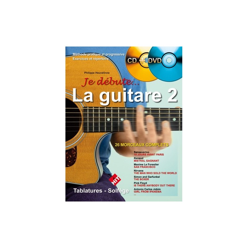 3554270551023HITPCDEBGUI02DVD Je Débute la Guitare 2