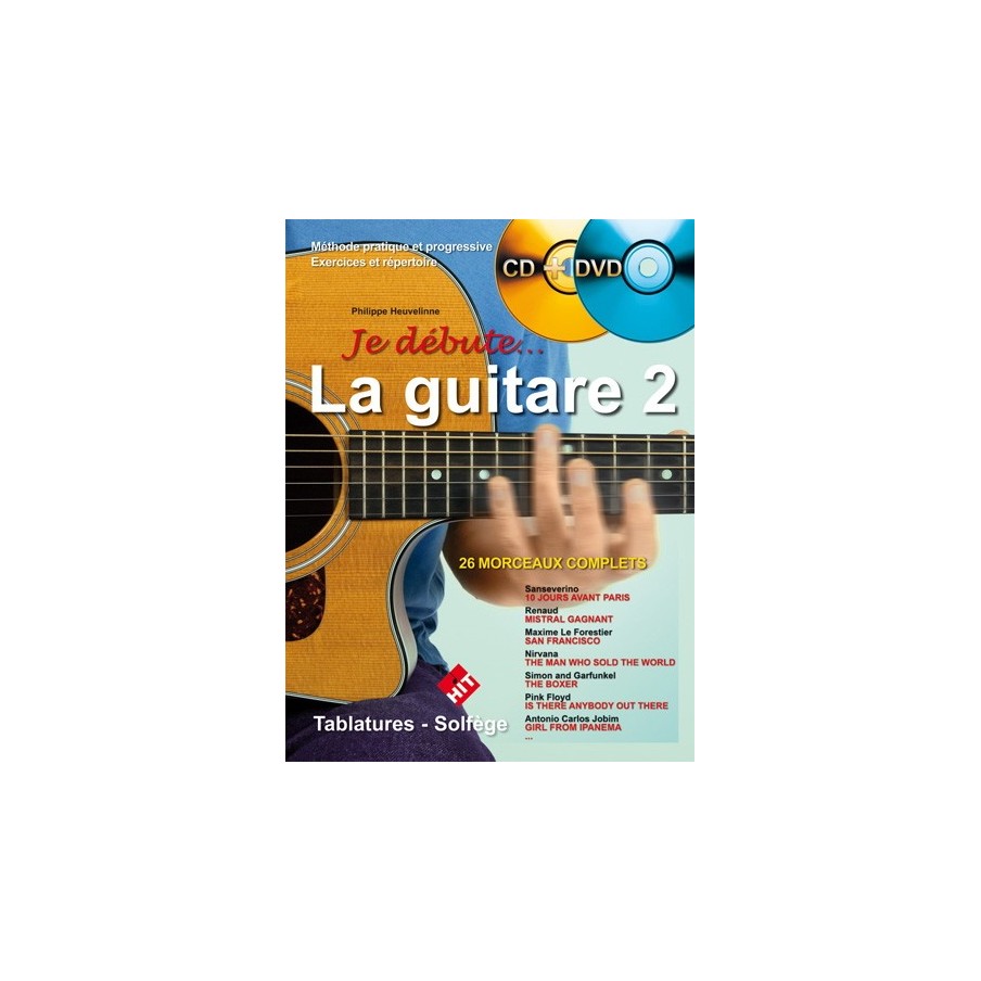 3554270551023HITPCDEBGUI02DVD Je Débute la Guitare 2