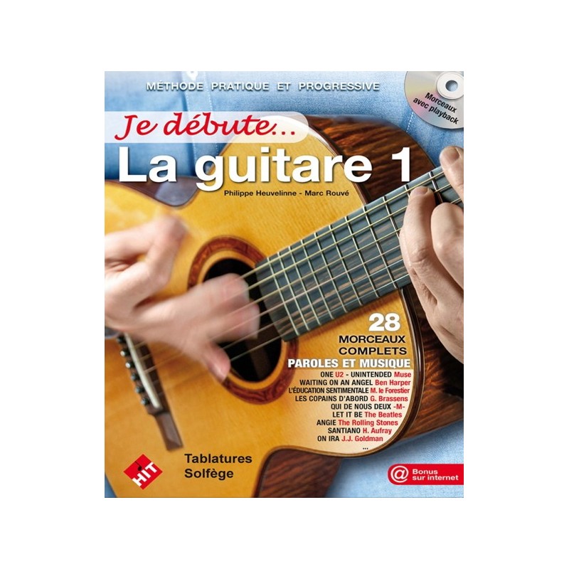 3554270147011HITPCDEBGUI Je Débute la Guitare 1