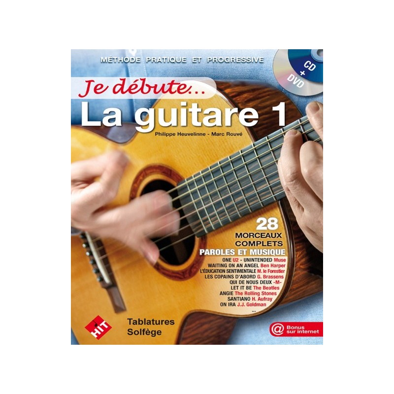 3554270551016HITPCDEBGUIDVD Je Débute la Guitare 1