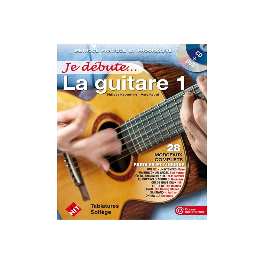 3554270551016HITPCDEBGUIDVD Je Débute la Guitare 1