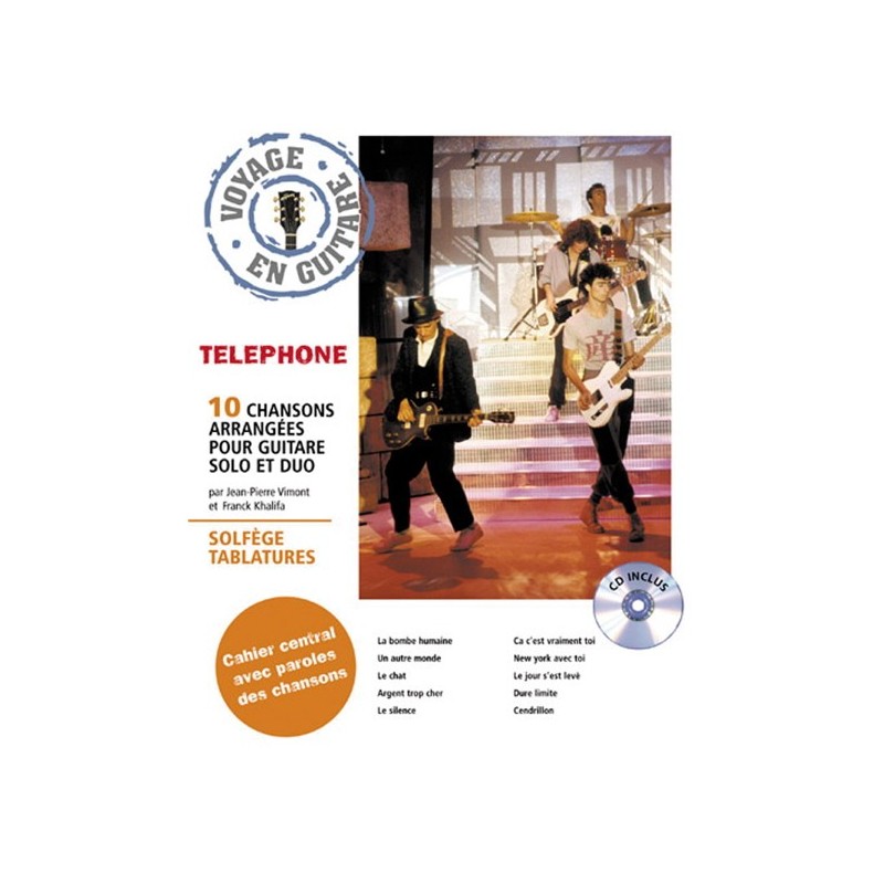 3554270001665HITPCSONG66 Voyage en Guitare - Téléphone