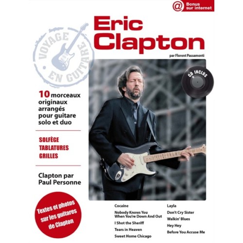 3554270001863HITPCSONG88 Voyage en Guitare - Eric Clapton