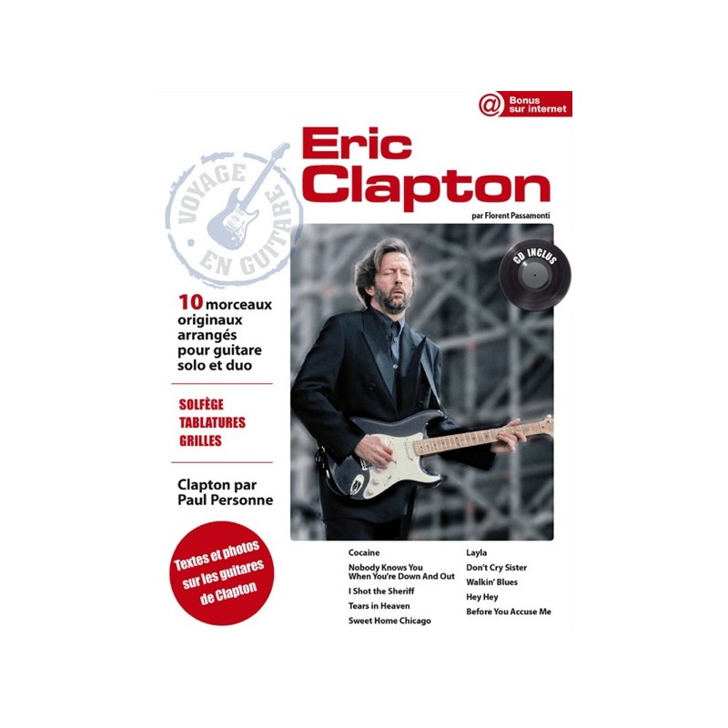 3554270001863HITPCSONG88 Voyage en Guitare - Eric Clapton