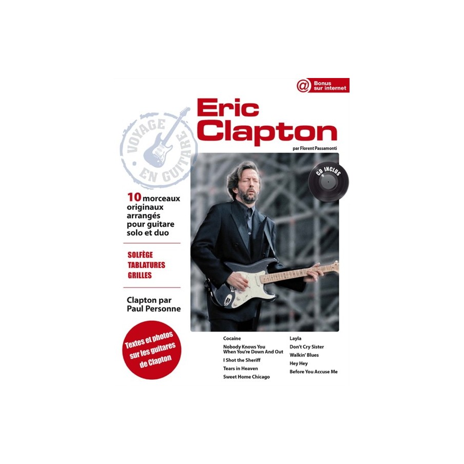 3554270001863HITPCSONG88 Voyage en Guitare - Eric Clapton