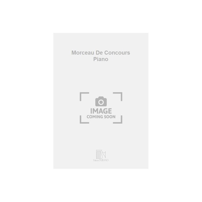 9790044014309DD_01407800 Morceau De Concours Piano