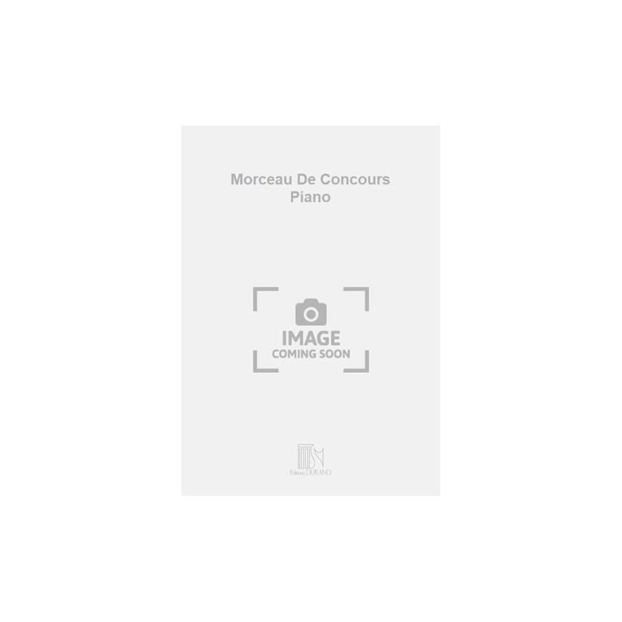 9790044014309DD_01407800 Morceau De Concours Piano