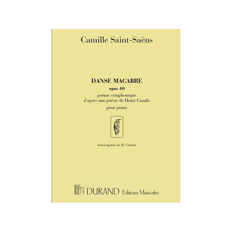 9790044016907DF_00228800 Danse Macabre opus 40 poeme symphonique