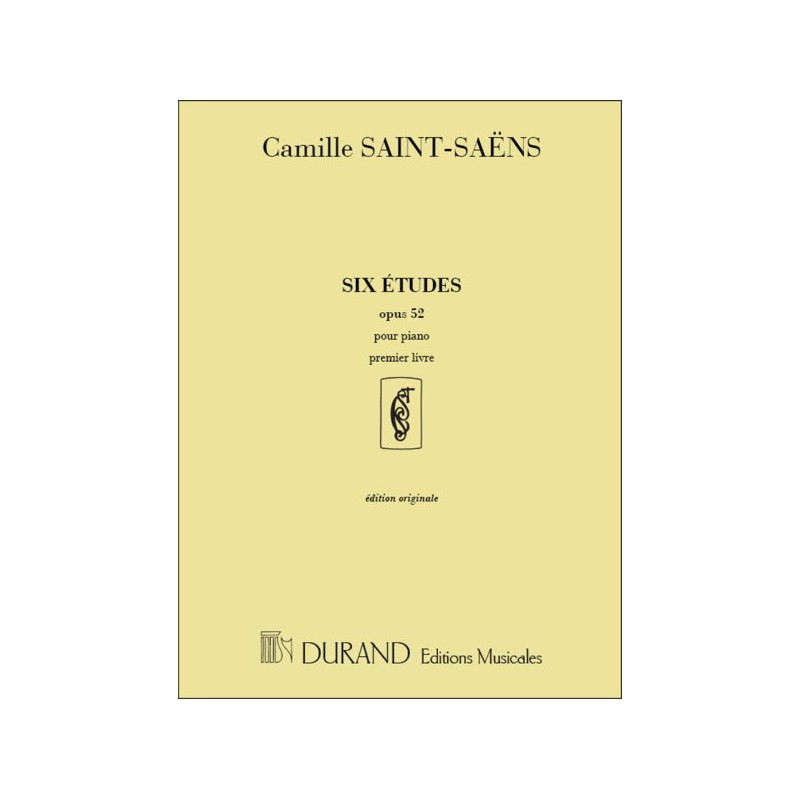 9790044017065DF_00233900 Six etudes opus 52 Premier Livre
