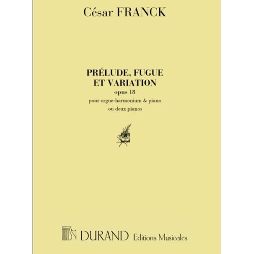 9790044019243DF_00268600 Prelude, Fugue Et Variation, Opus 18