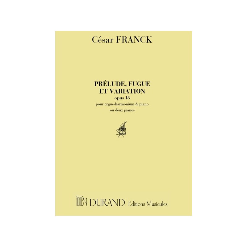 9790044019243DF_00268600 Prelude, Fugue Et Variation, Opus 18
