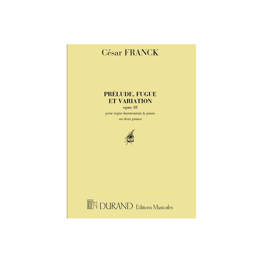 9790044019243DF_00268600 Prelude, Fugue Et Variation, Opus 18
