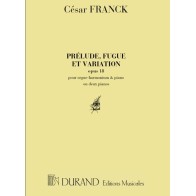 9790044019243DF_00268600 Prelude, Fugue Et Variation, Opus 18