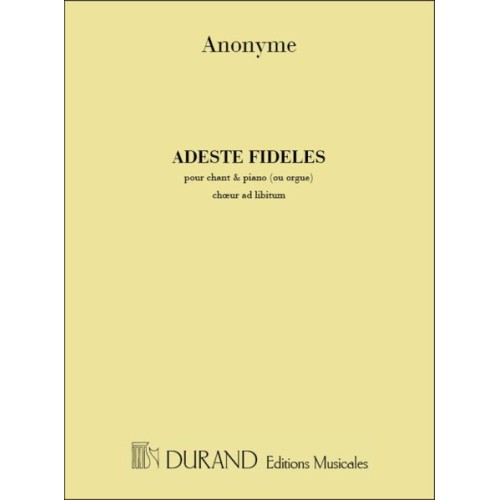 9790044020409DF_00305803 Adeste Fideles Mezzo-Orgue (Auteur Inconnu