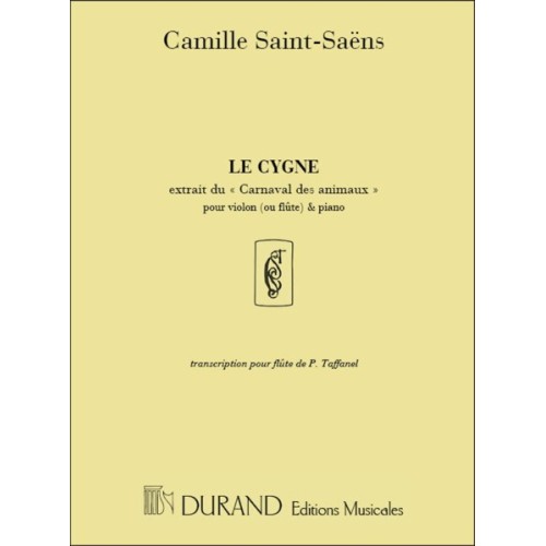 9790044023677DF_00389101 Le Cygne Extrait du Carnaval des Animaux