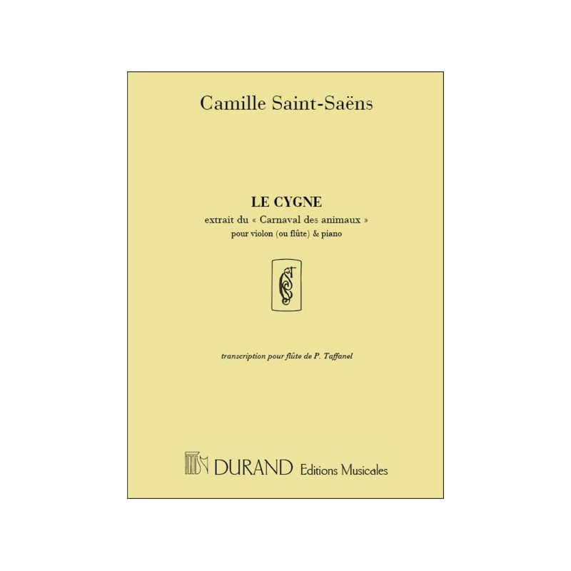 9790044023677DF_00389101 Le Cygne Extrait du Carnaval des Animaux