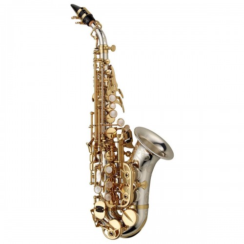 Saxophone soprano courbe YANAGISAWA Elite SC-WO37 Argent Massif