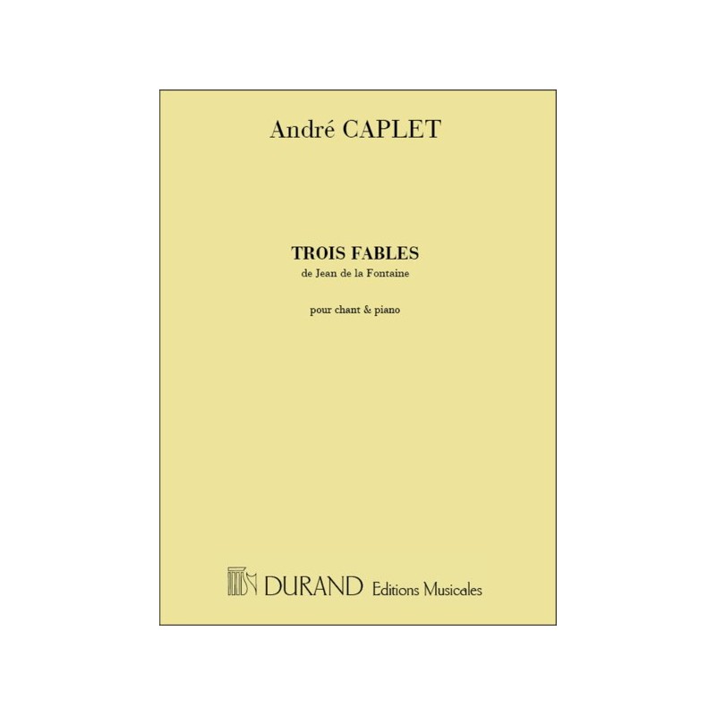 9790044043347DF_00985400 3 Fables De Jean De La Fontaine Mezzo-Piano