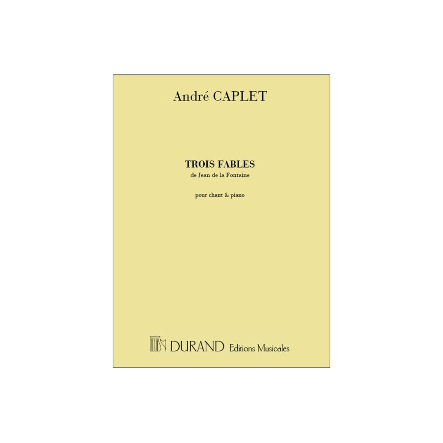 9790044043347DF_00985400 3 Fables De Jean De La Fontaine Mezzo-Piano