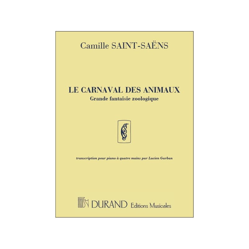 9790044045204DF_01019500 Carnaval des Animaux Grande Fantaisie Zoologique