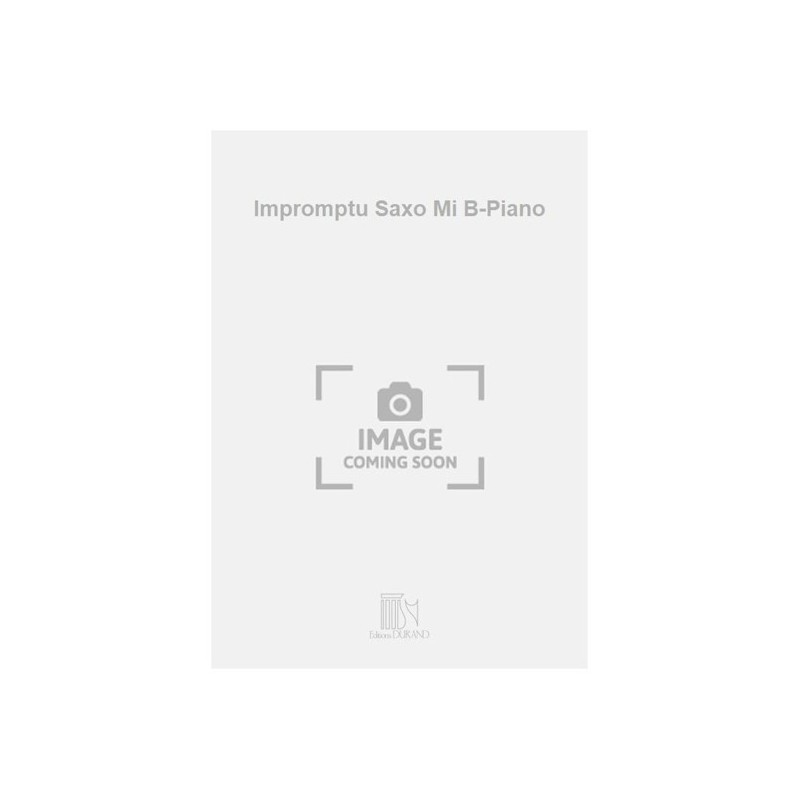 9790044063727DF_01365000 Impromptu Saxo Mi B-Piano
