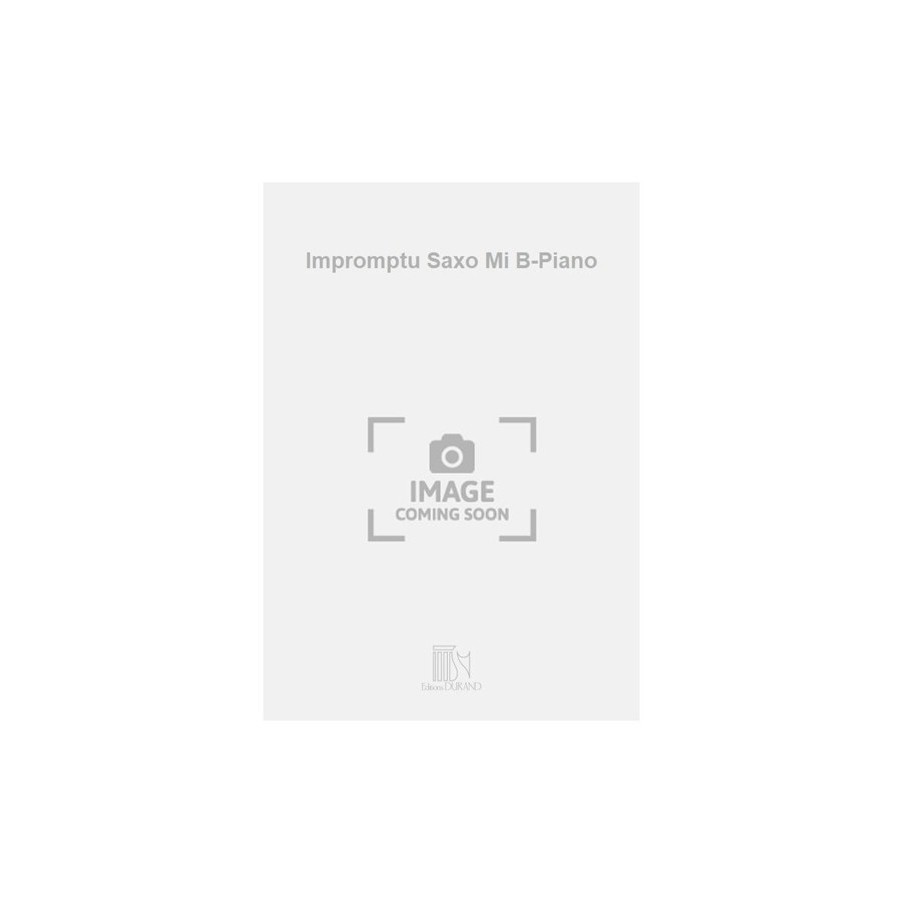 9790044063727DF_01365000 Impromptu Saxo Mi B-Piano